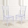 Flash Furniture Flash Elegance Crystal Ice Blue Stacking Chiavari Chair, PK 2 2-BH-ICE-CRYSTAL-BL-GG